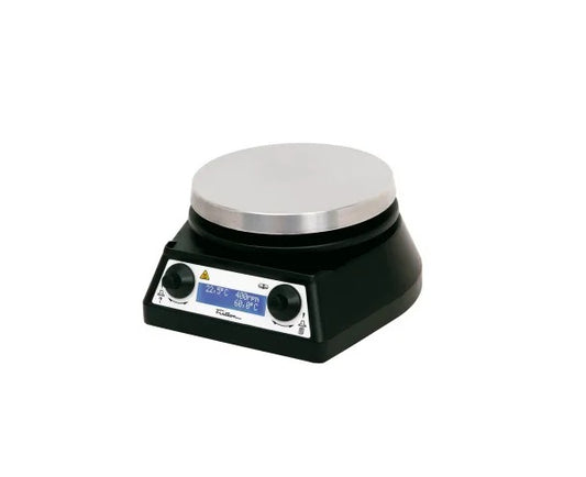 Agitador Magnético Com Aquecimento 753E Fisatom - 1.200 RPM - Diâmetro 18 cm - 10 Litros - Temperatura 50 a 300°C